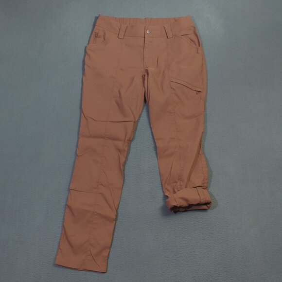 Duluth Trading Co Pants Women's 8x31 Red Dry On The Fly Slim Leg Nylon Outdoor - Picture 9 of 12